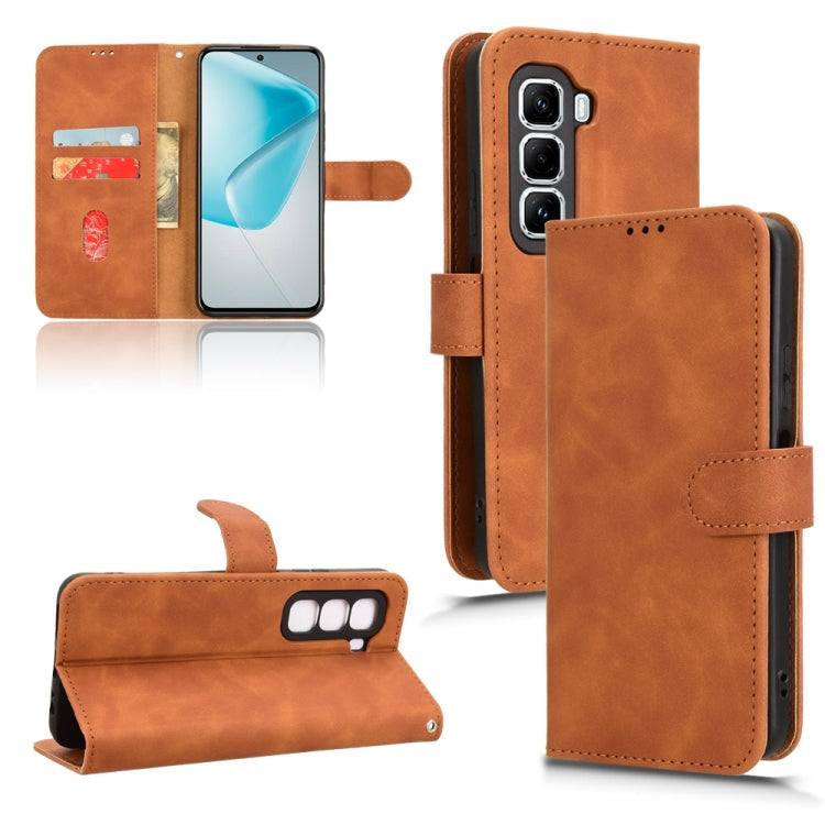 Skin Feel Magnetic Flip Leather Phone Case, For Infinix Note 50s, For Infinix Note 50x, For Infinix Note 50 Pro 4G, For Infinix Hot 50 Pro