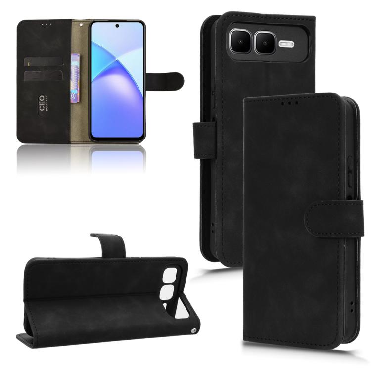 Skin Feel Magnetic Flip Leather Phone Case, For Infinix Hot 60 5G, For Infinix Hot 60 Pro+ 4G, For Infinix Hot 60 Pro 4G, For Infinix Smart 10 Plus 4G