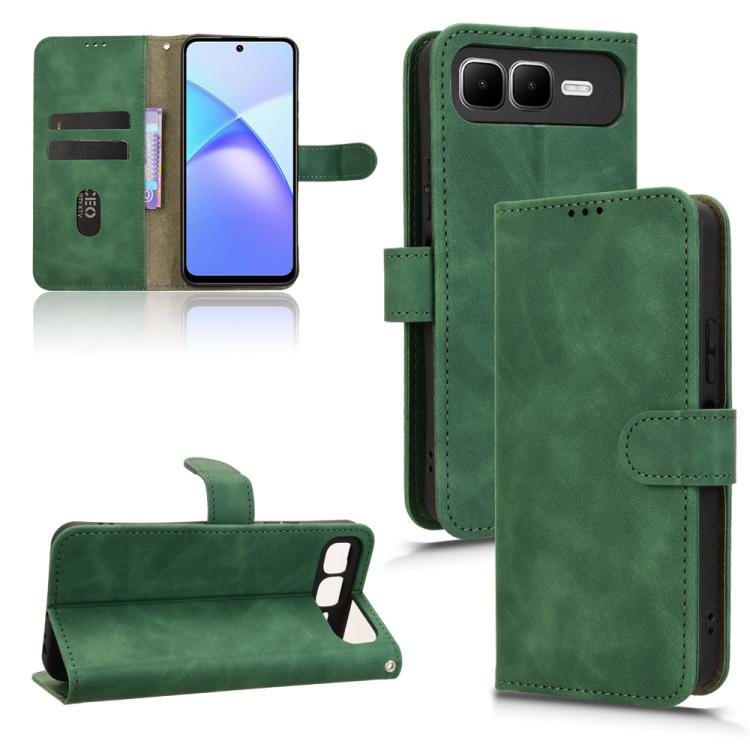 Skin Feel Magnetic Flip Leather Phone Case, For Infinix Hot 60 5G, For Infinix Hot 60 Pro+ 4G, For Infinix Hot 60 Pro 4G, For Infinix Smart 10 Plus 4G