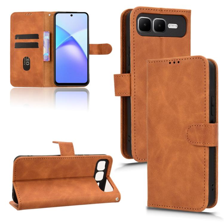 Skin Feel Magnetic Flip Leather Phone Case, For Infinix Hot 60 5G, For Infinix Hot 60 Pro+ 4G, For Infinix Hot 60 Pro 4G, For Infinix Smart 10 Plus 4G