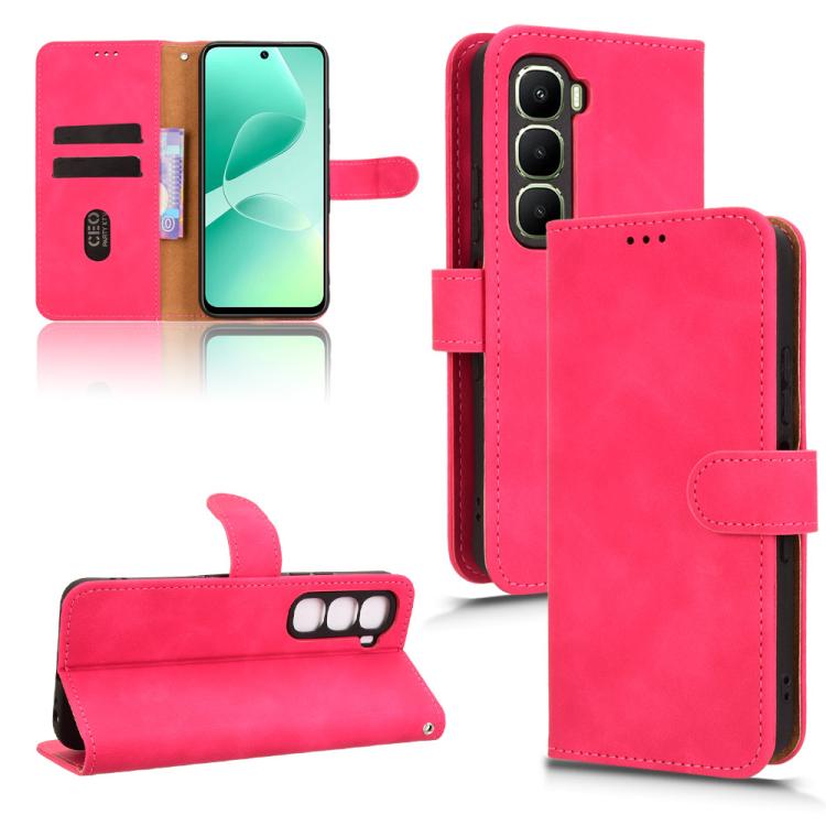 Skin Feel Magnetic Flip Leather Phone Case, For Infinix Hot 60 5G, For Infinix Hot 60 Pro+ 4G, For Infinix Hot 60 Pro 4G, For Infinix Smart 10 Plus 4G