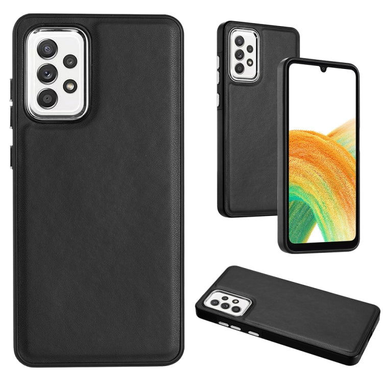 Leather Texture Full Coverage Phone Case, For Samsung Galaxy A73 5G, For Samsung Galaxy A33 5G, For Samsung Galaxy A13 4G, For Samsung Galaxy S22 Ultra 5G