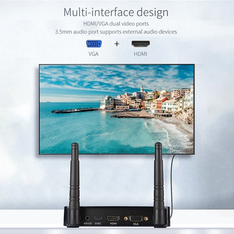 Measy UHD200 Wireless HDMI Transmitter and Receiver, Transmission Distance: 100m, Wireless Transmitter and Receiver 100m