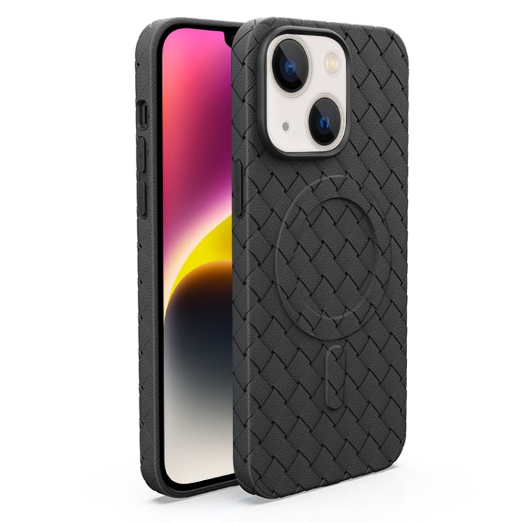 Woven Pattern MagSafe Magnetic Cooling Phone Case, For iPhone 14, For iPhone 14 Pro, For iPhone 14 Pro Max, For iPhone 13 Pro Max