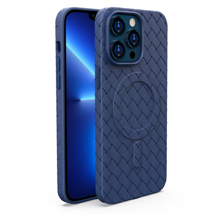 Woven Pattern MagSafe Magnetic Cooling Phone Case, For iPhone 13 Pro, For iPhone 13