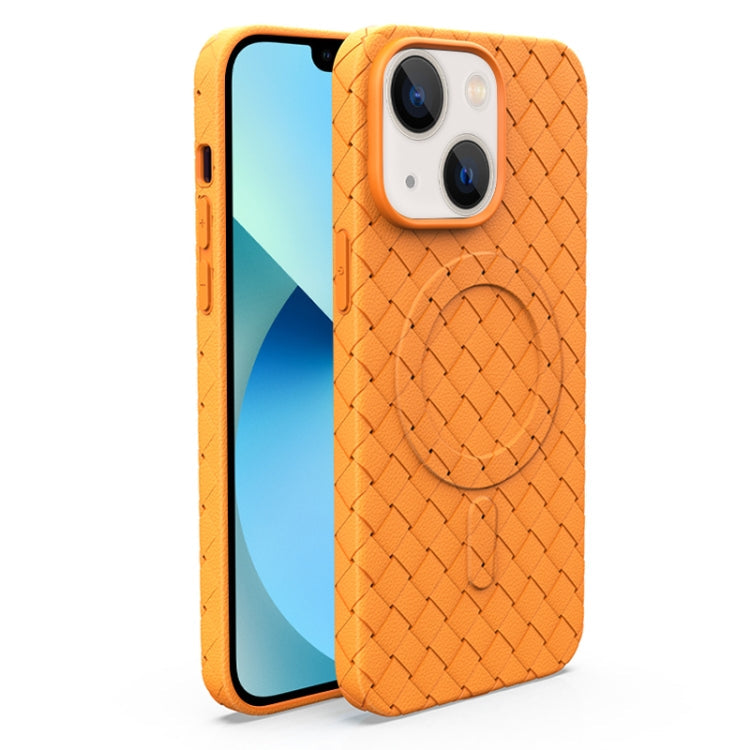 Woven Pattern MagSafe Magnetic Cooling Phone Case, For iPhone 13 Pro, For iPhone 13