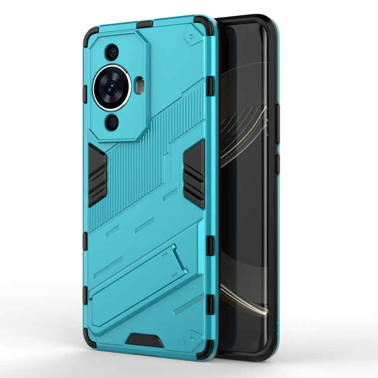 Punk Armor 2 in 1 PC + TPU Phone Case with Holder, For Huawei nova 11i 4G, For Huawei nova 11 Pro 4G, For Huawei nova 11 4G