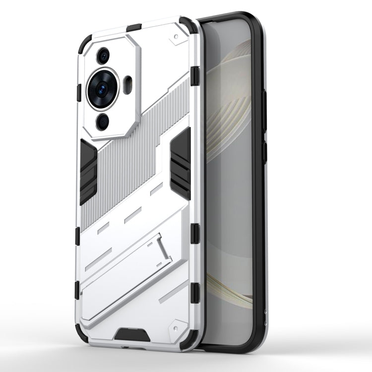 Punk Armor 2 in 1 PC + TPU Phone Case with Holder, For Huawei nova 11i 4G, For Huawei nova 11 Pro 4G, For Huawei nova 11 4G