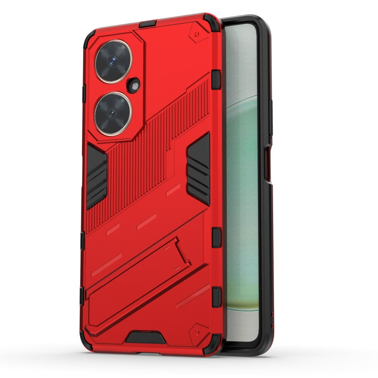 Punk Armor 2 in 1 PC + TPU Phone Case with Holder, For Huawei nova 11i 4G, For Huawei nova 11 Pro 4G, For Huawei nova 11 4G