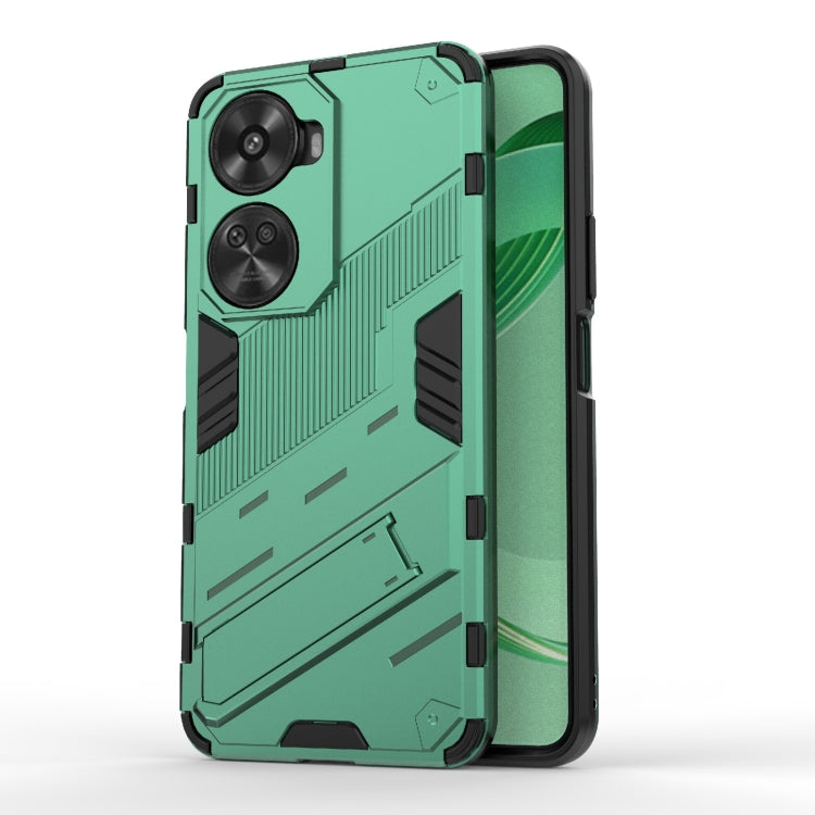 Punk Armor 2 in 1 PC + TPU Phone Case with Holder, For Huawei Pura 70, For Huawei nova 11 SE, For Huawei nova 12 Pro