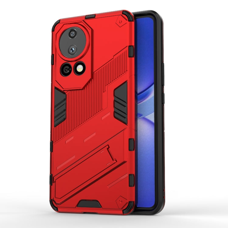 Punk Armor 2 in 1 PC + TPU Phone Case with Holder, For Huawei Pura 70, For Huawei nova 11 SE, For Huawei nova 12 Pro