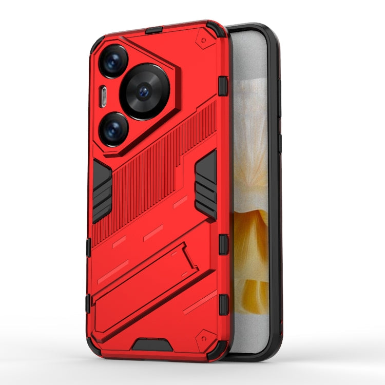 Punk Armor 2 in 1 PC + TPU Phone Case with Holder, For Huawei Mate 70 Pro / 70 Pro+, For Huawei Pura 70 Pro / 70 Pro+, For Huawei Pura 70 Ultra