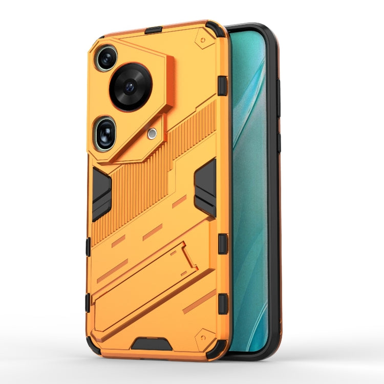 Punk Armor 2 in 1 PC + TPU Phone Case with Holder, For Huawei Mate 70 Pro / 70 Pro+, For Huawei Pura 70 Pro / 70 Pro+, For Huawei Pura 70 Ultra