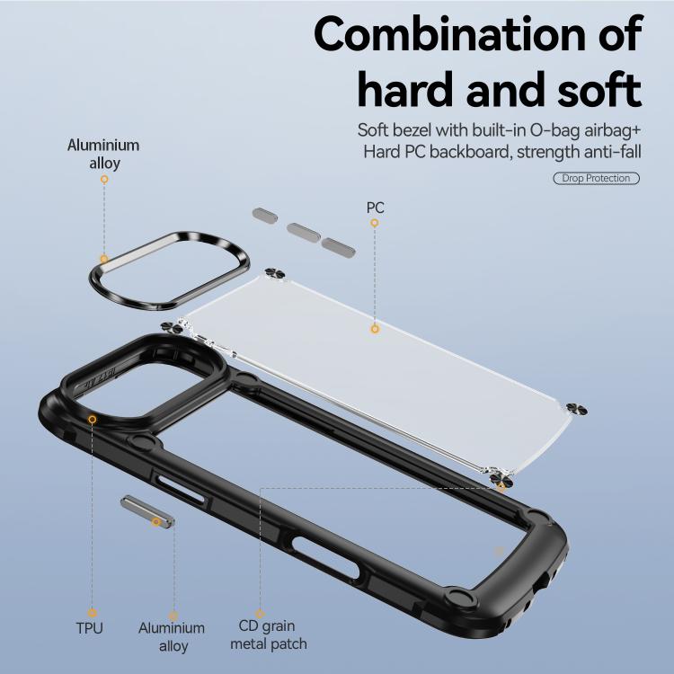 TPU + PC Lens Protection Phone Case, For iPhone Air, For iPhone 16 Pro Max, For iPhone 16 Pro, For iPhone 16 Plus