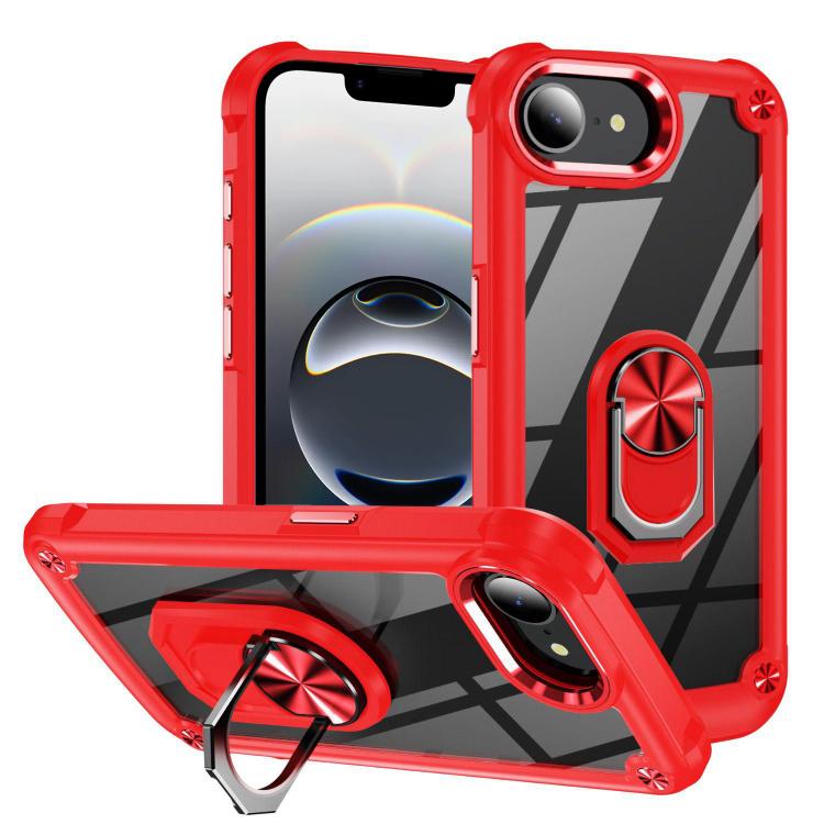 TPU + PC Lens Protection Phone Case with Ring Holder, For iPhone 17e / 16e, For iPhone 17 Pro Max, For iPhone 17, For iPhone Air