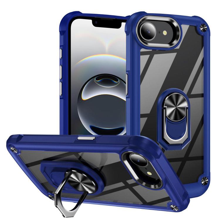 TPU + PC Lens Protection Phone Case with Ring Holder, For iPhone 17e / 16e, For iPhone 17 Pro Max, For iPhone 17, For iPhone Air