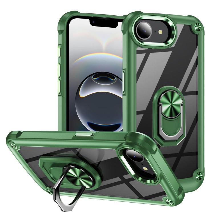 TPU + PC Lens Protection Phone Case with Ring Holder, For iPhone 17e / 16e, For iPhone 17 Pro Max, For iPhone 17, For iPhone Air