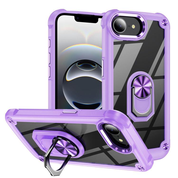 TPU + PC Lens Protection Phone Case with Ring Holder, For iPhone 17e / 16e, For iPhone 17 Pro Max, For iPhone 17, For iPhone Air