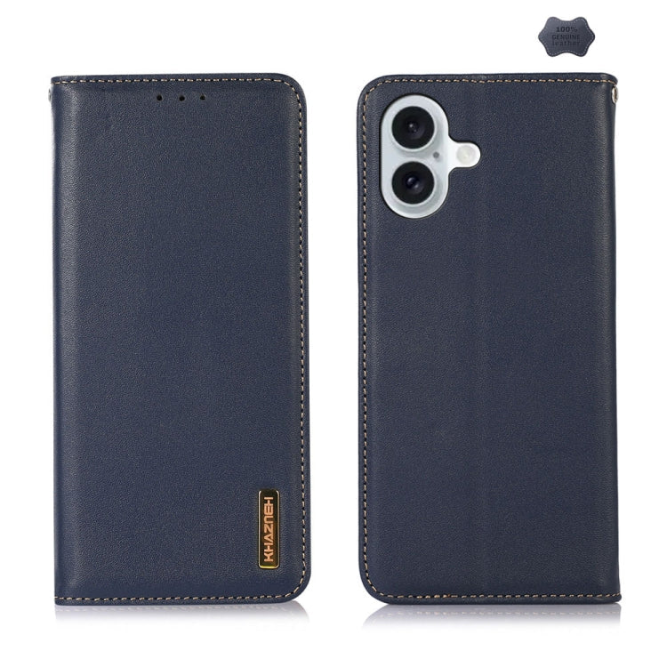 KHAZNEH Nappa Top Layer Cowhide Leather Phone Case, For iPhone 16 Pro, For iPhone 16 Plus, For iPhone 16, For iPhone 15 Pro Max, For iPhone 15 Pro, For iPhone 15 Plus