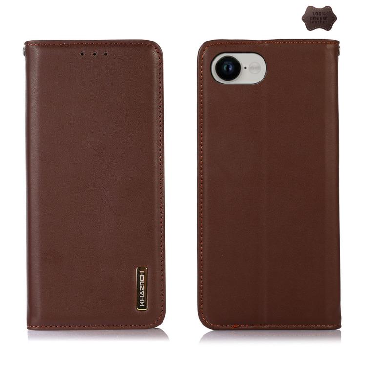 KHAZNEH Nappa Top Layer Cowhide Leather Phone Case, For iPhone 17 Pro Max, For iPhone 16e / 17e, For iPhone 18 Pro / 17 Pro, For iPhone 17 Pro, For iPhone 17, For iPhone Air, For iPhone 16e, For iPhone 16 Pro Max