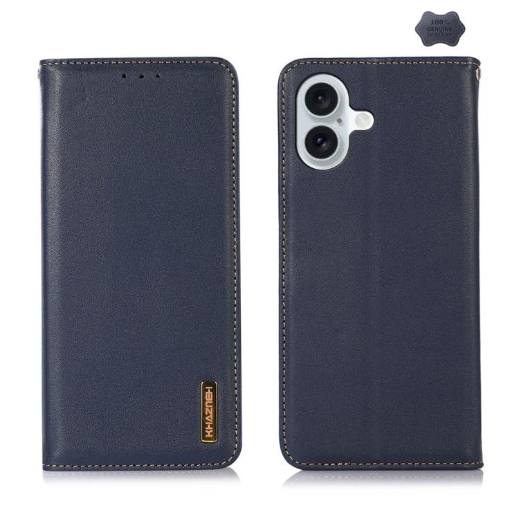 KHAZNEH Nappa Top Layer Cowhide Leather Phone Case, For iPhone 17 Pro Max, For iPhone 16e / 17e, For iPhone 18 Pro / 17 Pro, For iPhone 17 Pro, For iPhone 17, For iPhone Air, For iPhone 16e, For iPhone 16 Pro Max