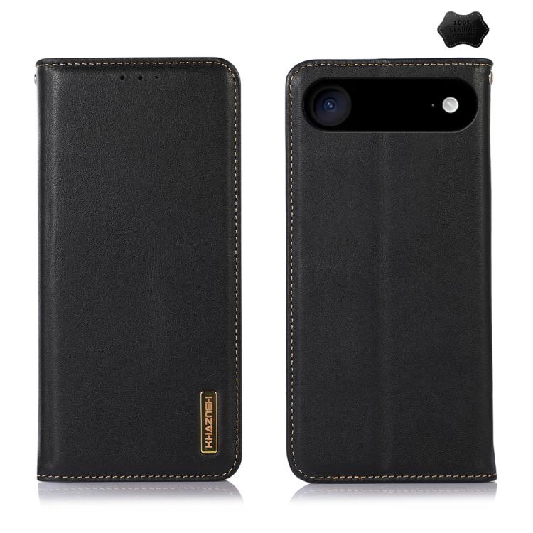 KHAZNEH Nappa Top Layer Cowhide Leather Phone Case, For iPhone 17 Pro Max, For iPhone 16e / 17e, For iPhone 18 Pro / 17 Pro, For iPhone 17 Pro, For iPhone 17, For iPhone Air, For iPhone 16e, For iPhone 16 Pro Max