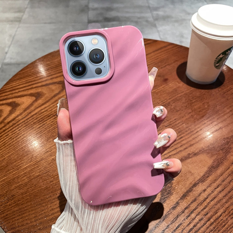 Solid Color Wave Texture TPU Phone Case, For iPhone 13 Pro Max, For iPhone 13 Pro, For iPhone 12 / 12 Pro