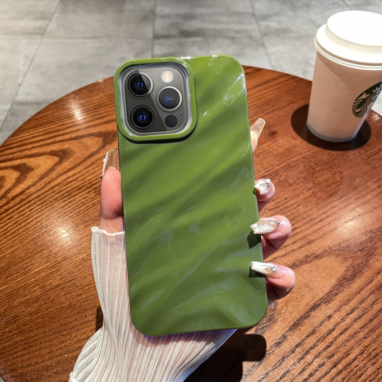 Solid Color Wave Texture TPU Phone Case, For iPhone 12 Pro Max, For iPhone 11 Pro Max, For iPhone 11