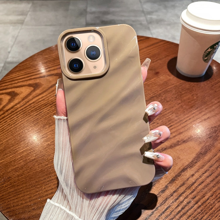 Solid Color Wave Texture TPU Phone Case, For iPhone 12 Pro Max, For iPhone 11 Pro Max, For iPhone 11