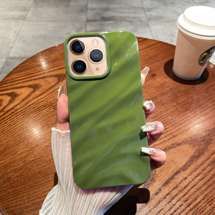 Solid Color Wave Texture TPU Phone Case, For iPhone 12 Pro Max, For iPhone 11 Pro Max, For iPhone 11