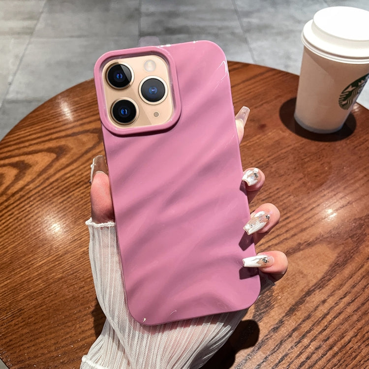 Solid Color Wave Texture TPU Phone Case, For iPhone 12 Pro Max, For iPhone 11 Pro Max, For iPhone 11
