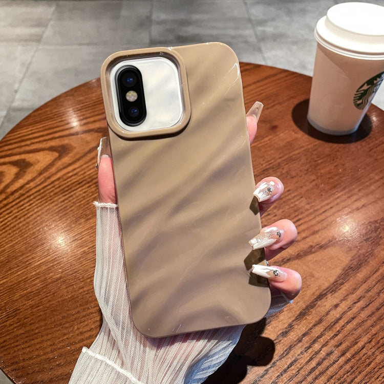 Solid Color Wave Texture TPU Phone Case, For iPhone X / XS, For iPhone XR, For iPhone XS Max