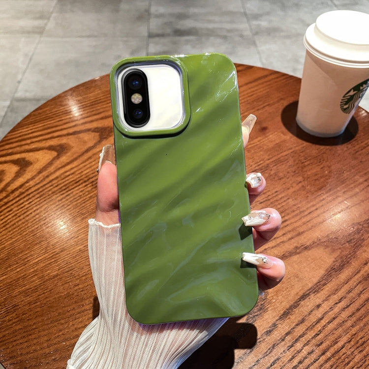 Solid Color Wave Texture TPU Phone Case, For iPhone X / XS, For iPhone XR, For iPhone XS Max