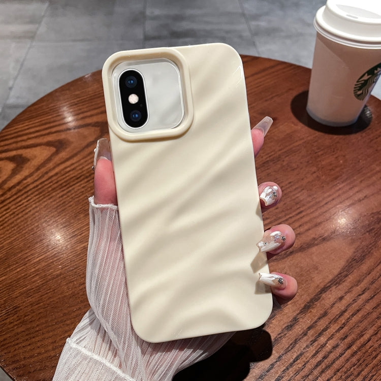 Solid Color Wave Texture TPU Phone Case, For iPhone X / XS, For iPhone XR, For iPhone XS Max
