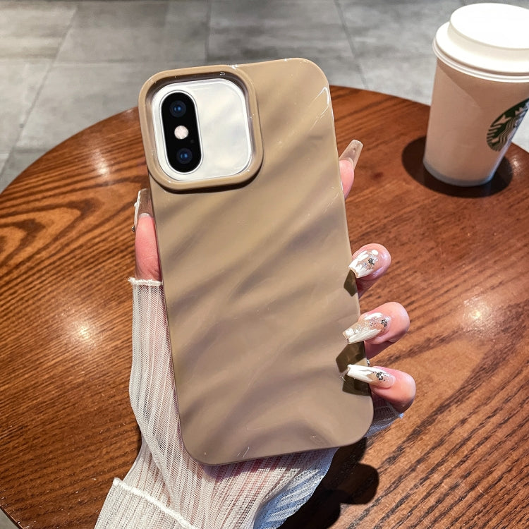 Solid Color Wave Texture TPU Phone Case, For iPhone X / XS, For iPhone XR, For iPhone XS Max