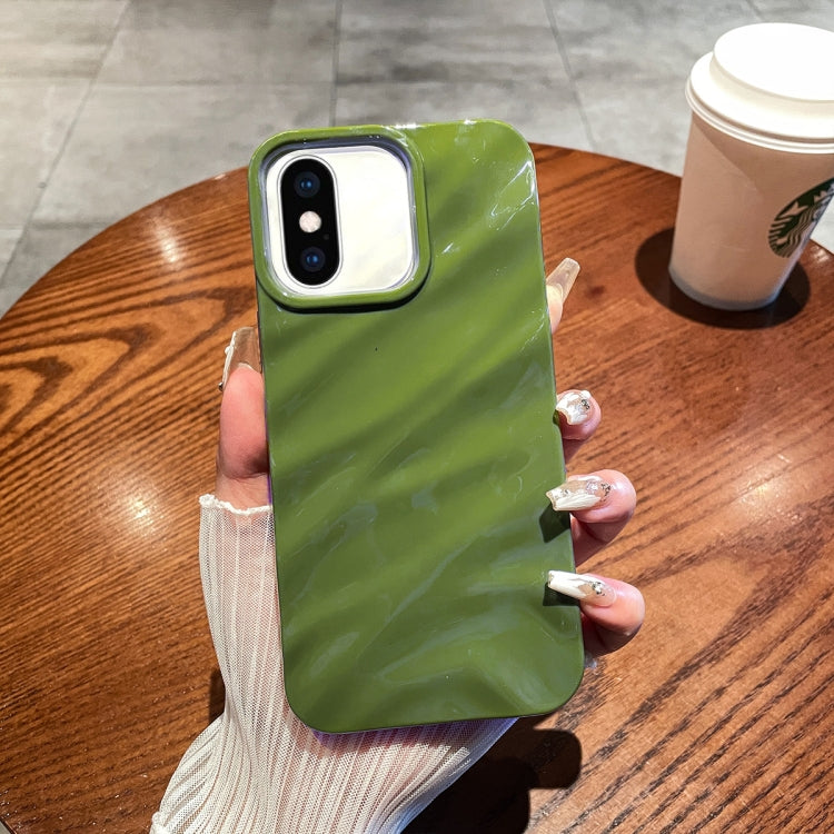 Solid Color Wave Texture TPU Phone Case, For iPhone X / XS, For iPhone XR, For iPhone XS Max