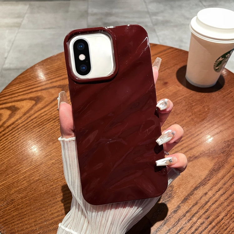 Solid Color Wave Texture TPU Phone Case, For iPhone X / XS, For iPhone XR, For iPhone XS Max
