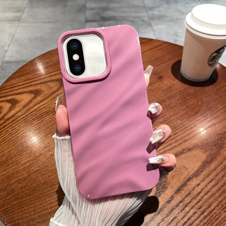 Solid Color Wave Texture TPU Phone Case, For iPhone X / XS, For iPhone XR, For iPhone XS Max