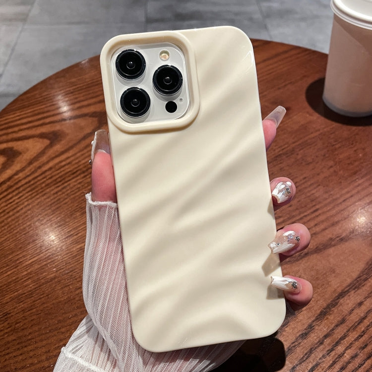 Solid Color Wave Texture TPU Phone Case, For iPhone 16, For iPhone 15 Pro Max, For iPhone 15 Pro