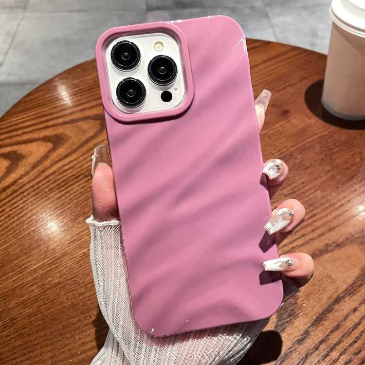 Solid Color Wave Texture TPU Phone Case, For iPhone 16, For iPhone 15 Pro Max, For iPhone 15 Pro