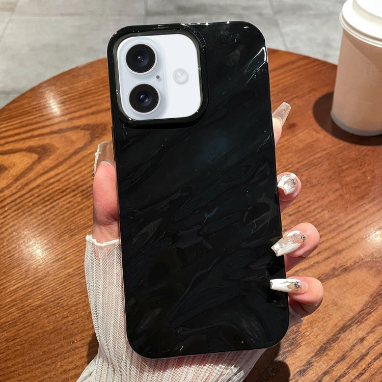 Solid Color Wave Texture TPU Phone Case, For iPhone 16 Pro Max, For iPhone 16 Pro, For iPhone 16 Plus