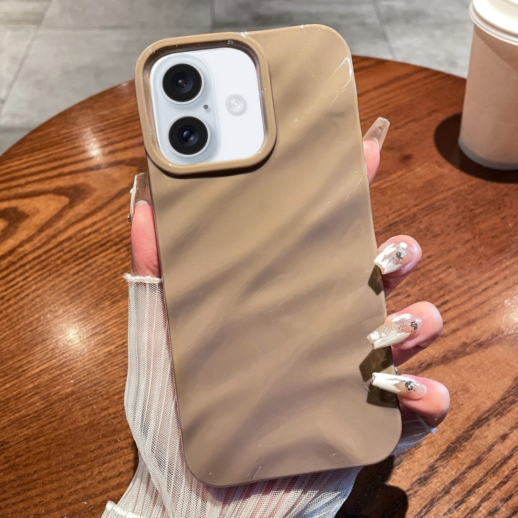Solid Color Wave Texture TPU Phone Case, For iPhone 16, For iPhone 15 Pro Max, For iPhone 15 Pro