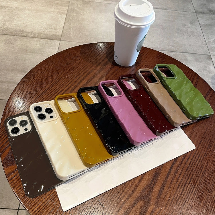 Solid Color Wave Texture TPU Phone Case, For iPhone 14 /13, For iPhone 14 Pro, For iPhone 14 Pro Max