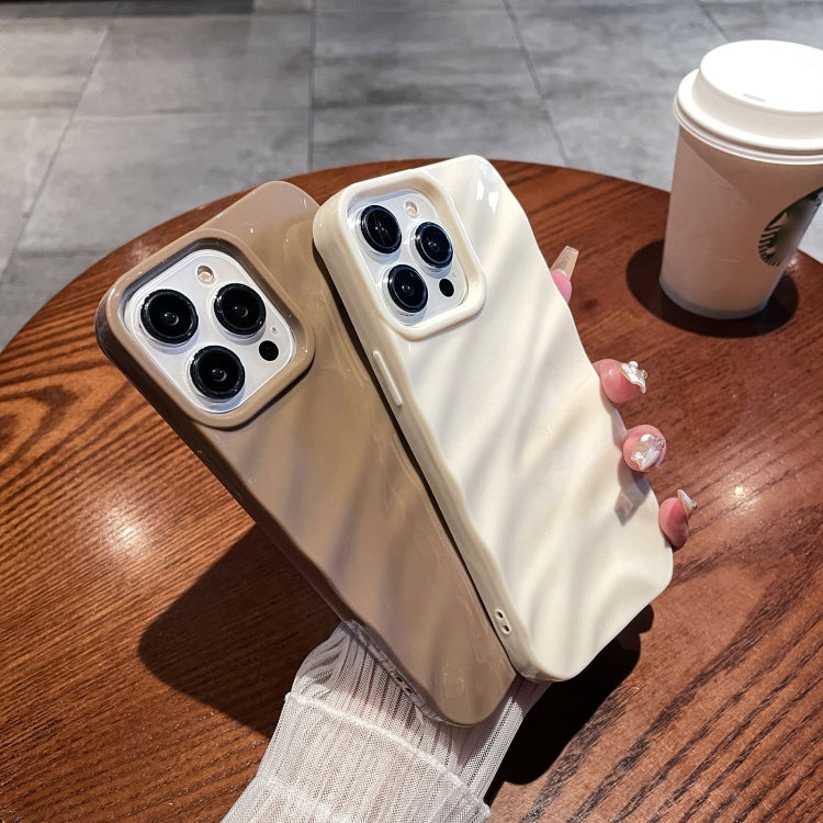 Solid Color Wave Texture TPU Phone Case, For iPhone 13 Pro Max, For iPhone 13 Pro, For iPhone 12 / 12 Pro