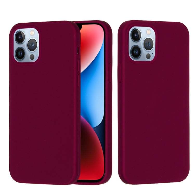 Solid Color Silicone Phone Case, For iPhone 16, For iPhone 15 Pro Max