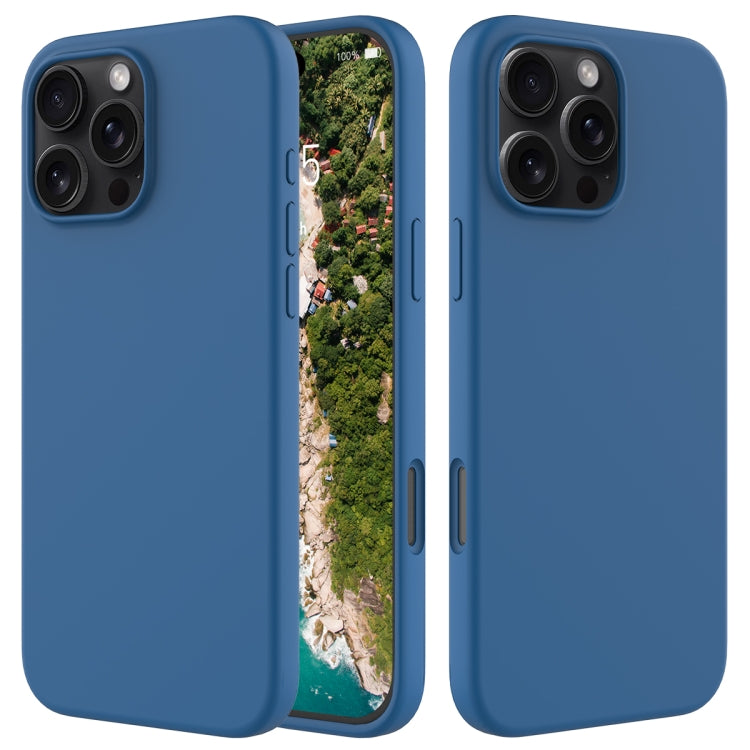 Solid Color Silicone Phone Case, For iPhone Air, For iPhone 16 Pro Max