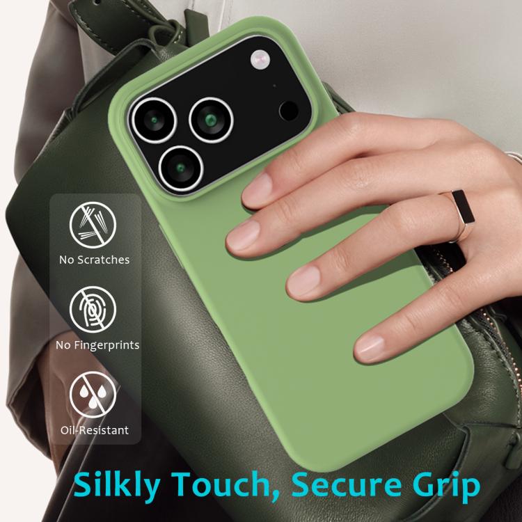 Solid Color Silicone Phone Case, For iPhone 17e / 16e, For iPhone 17 Pro Max