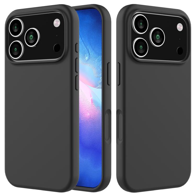Solid Color Silicone Phone Case, For iPhone 17e / 16e, For iPhone 17 Pro Max