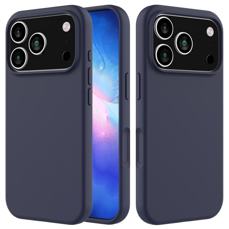 Solid Color Silicone Phone Case, For iPhone 17e / 16e, For iPhone 17 Pro Max