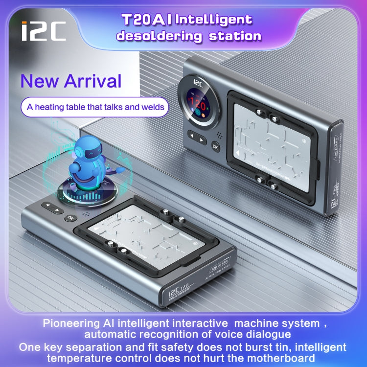 i2C T20 Intelligent Motherboard Middle Layered Heating Platform For iPhone X-14 Series, i2C T20 For iPhone X-14 Series